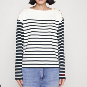Rag & Bone Nautical Stripe Long Sleeve Top Womens Size S